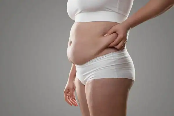 The Hidden Connection: How Stress Shapes Your Fitness and Body Composition 1 Image of stress belly Nazeing How Lipo 360 can help manage your symptoms