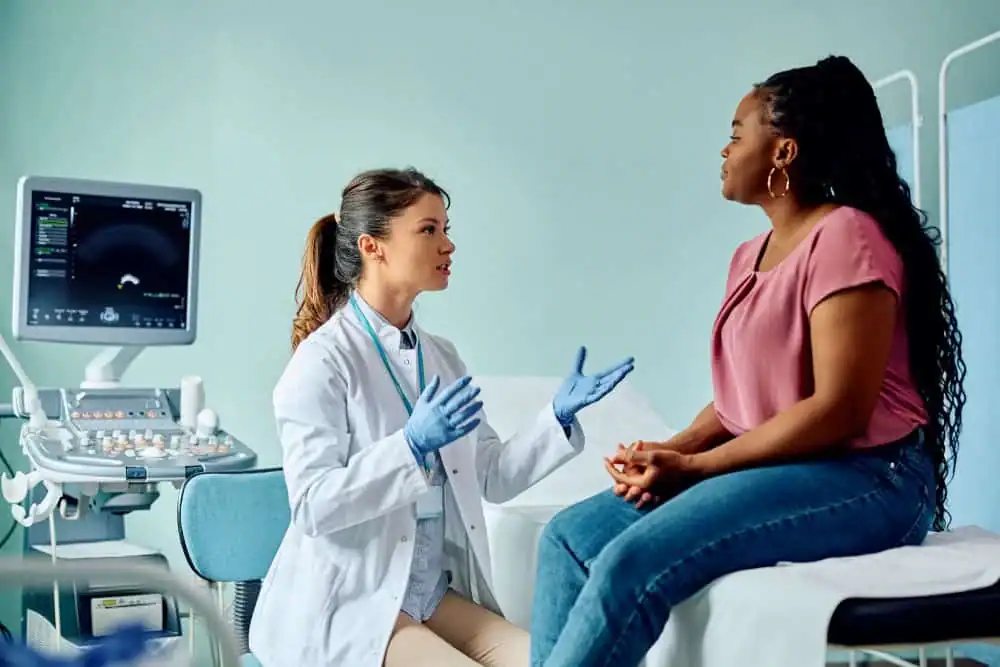 Rejuvenating Intimacy: Exploring Surgical Solutions for Vaginal Laxity 1 Woman have consultation about vaginal laxity Nazeing