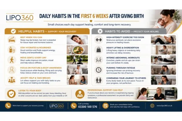 What to Do (and Avoid) in the First 6 Weeks After Giving Birth To Avoid Diastasis Recti 3 First 6 Weeks After Giving Birth To Avoid Diastasis Recti Nazeing : Daily Habits in the First 6 Weeks After Giving Birth