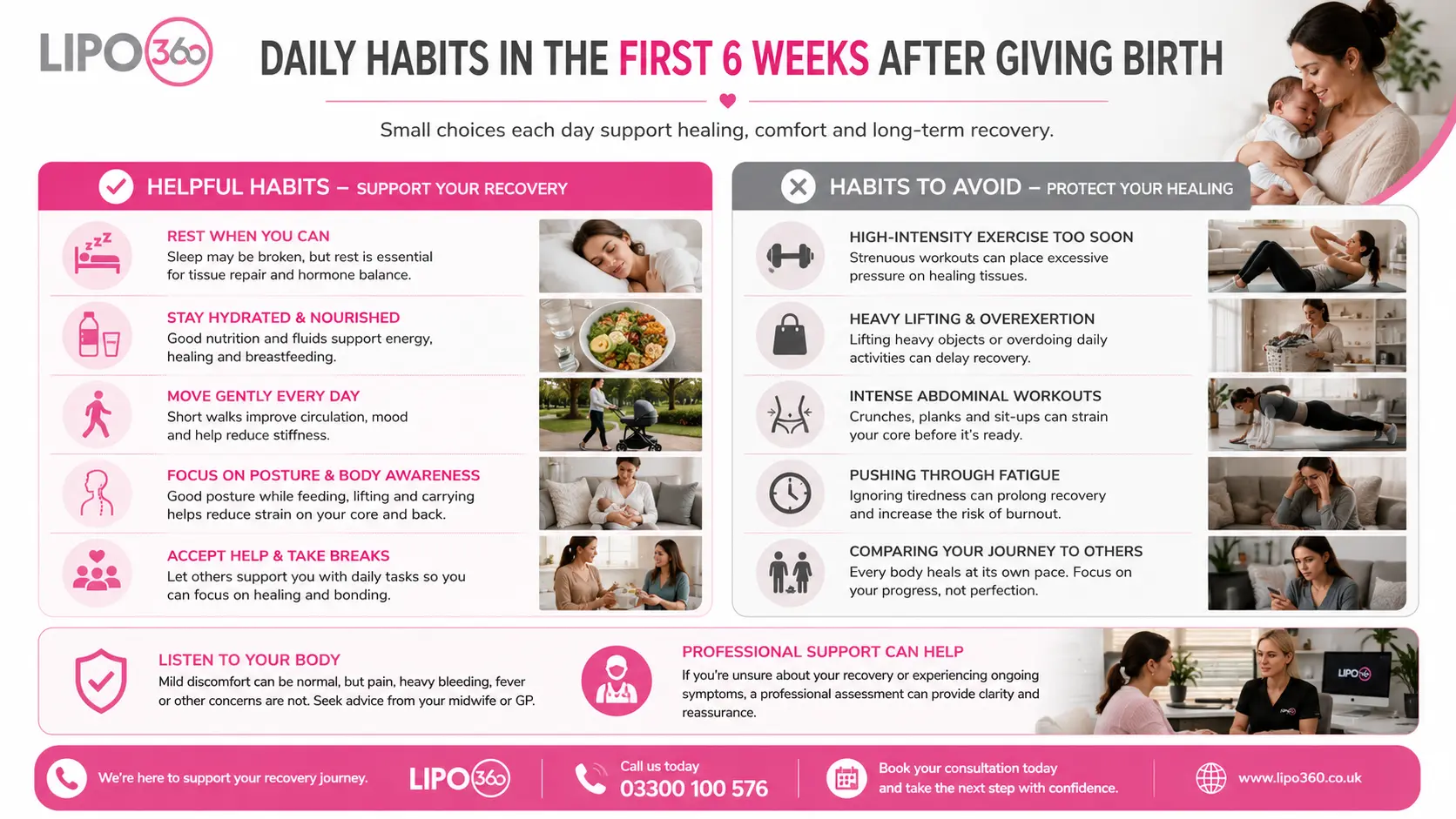 What to Do (and Avoid) in the First 6 Weeks After Giving Birth To Avoid Diastasis Recti 3 First 6 Weeks After Giving Birth To Avoid Diastasis Recti Nazeing : Daily Habits in the First 6 Weeks After Giving Birth